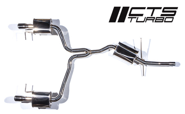 CTS Turbo TURBO B8 A4 2.0T DUAL EXHAUST (SEDAN/AVANT) (CTS-EXH-CB-0013)